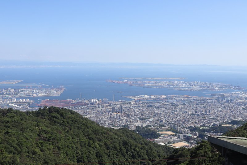六甲山からの眺め