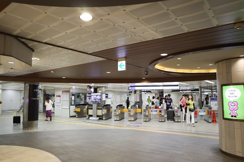 Osaka Metroの3路線が乗り入れる「なんば」駅