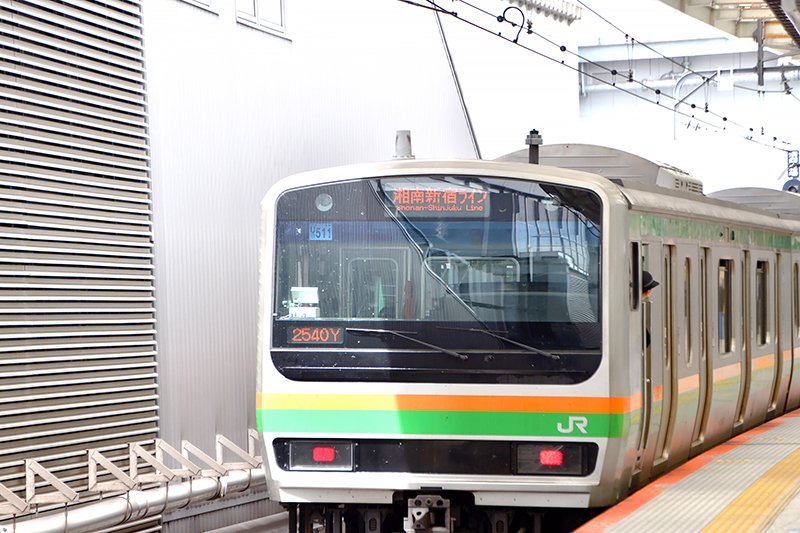 JR湘南新宿ラインの電車